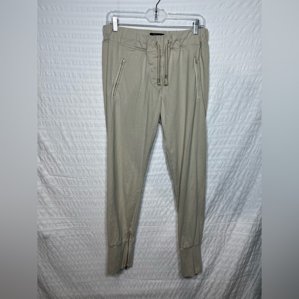 Isabel Marant Cream Sweatpants Joggers Size 38 with Zipper Pockets